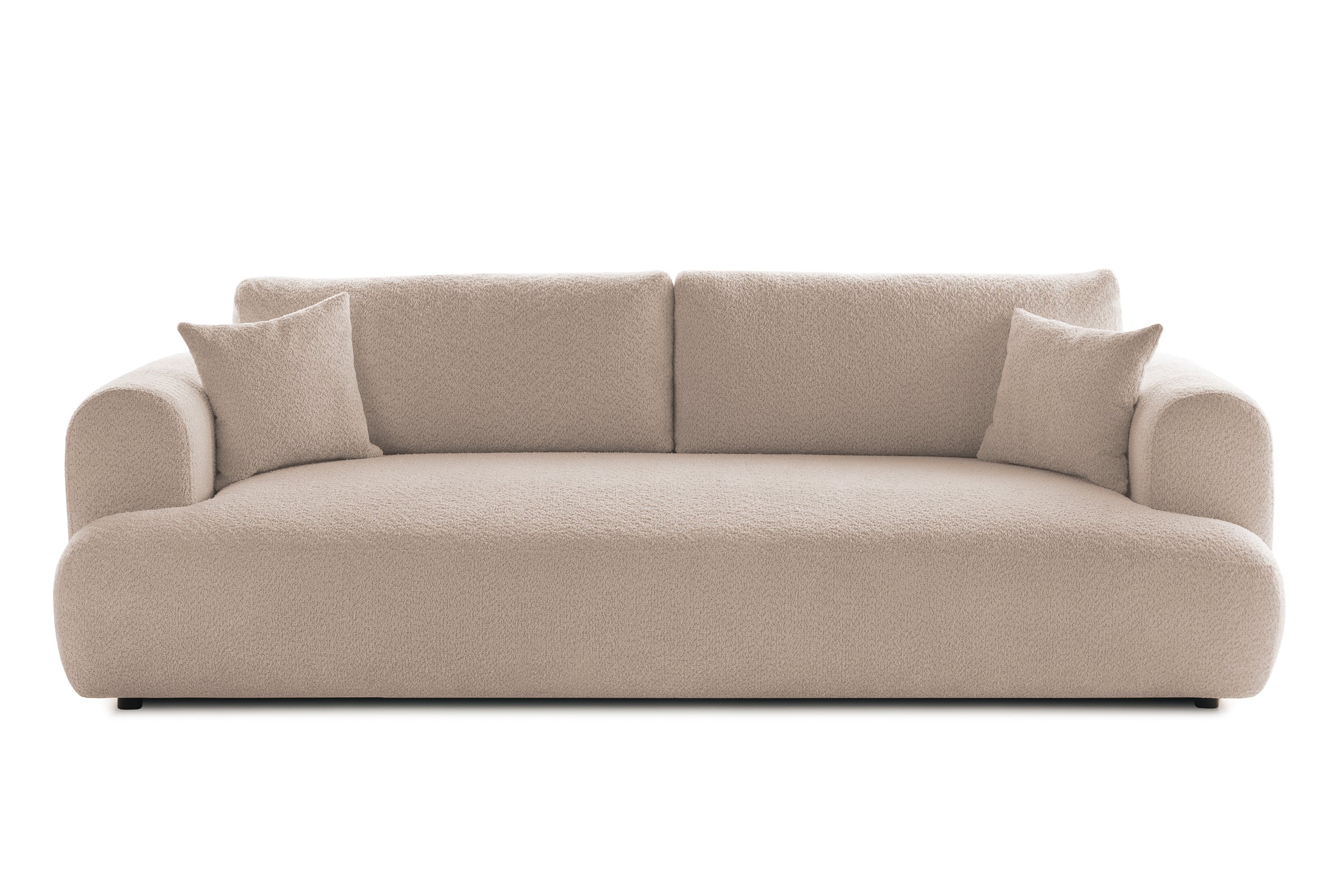 Canapea Extensibilă 3 locuri NOA, cu ladă depozitare, 244x108x80 cm Crem-Anthology Prestige Home