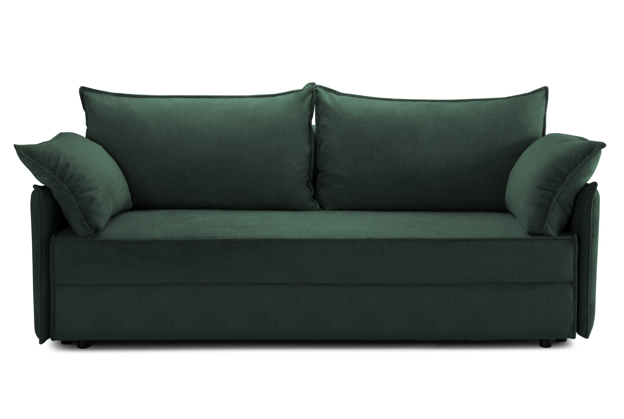 Canapea Extensibilă 3 locuri RIVA, cu ladă depozitare, 206x90x88 cm Aston-Verde Prestige Home