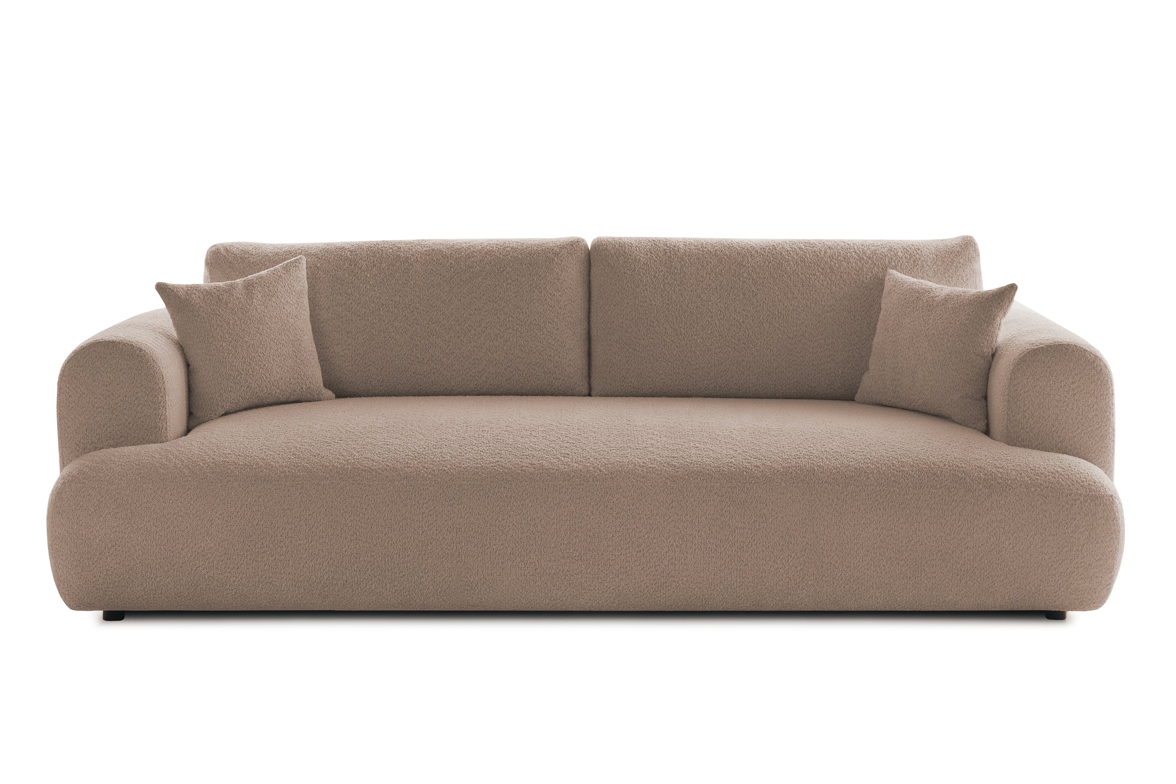 Canapea Extensibilă 3 locuri NOA, cu ladă depozitare, 244x108x80 cm Bej-Anthology Prestige Home