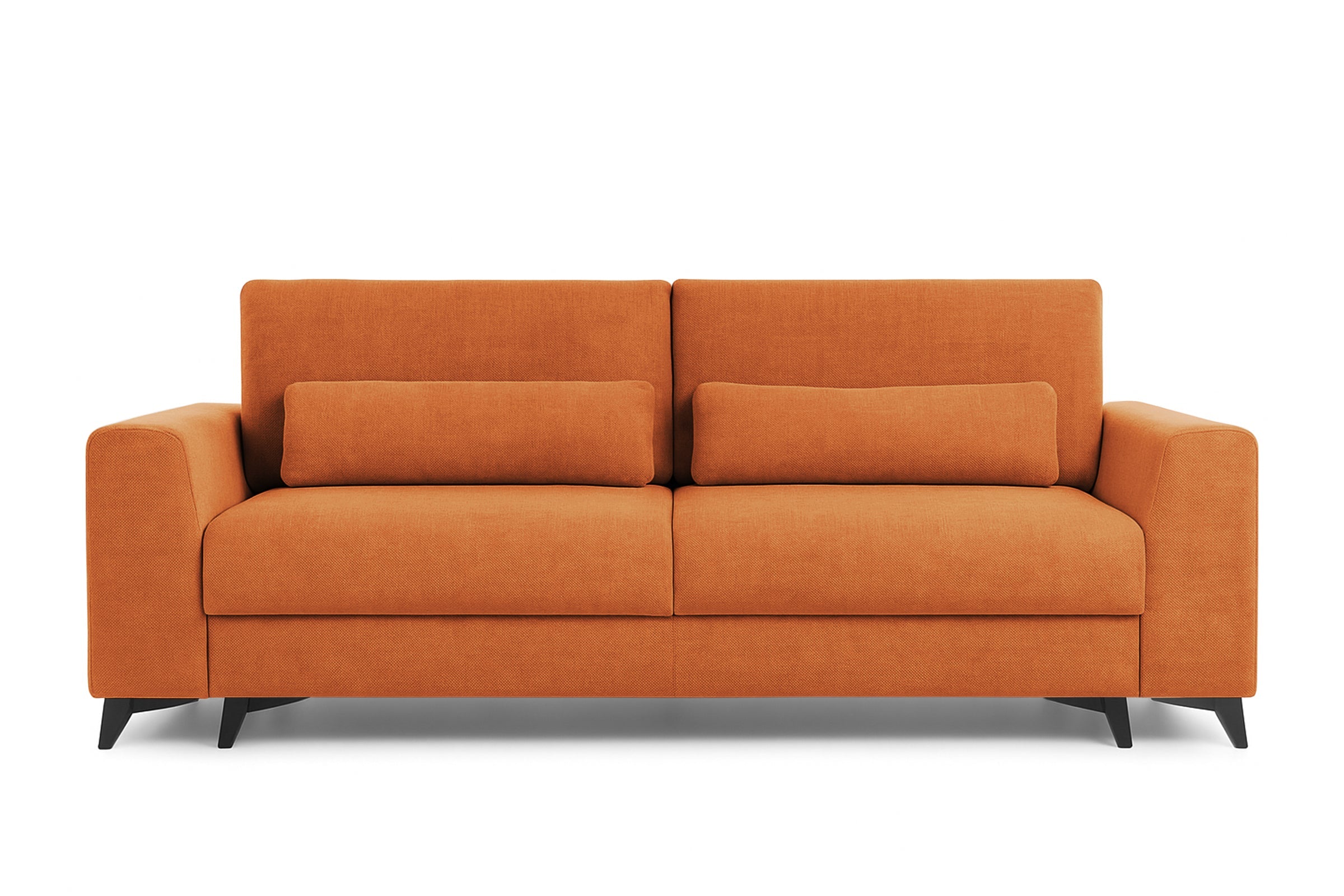 Canapea Extensibilă 3 locuri TIVOLI, cu ladă depozitare, 240x105x95 cm Portocaliu-Mystery Prestige Home