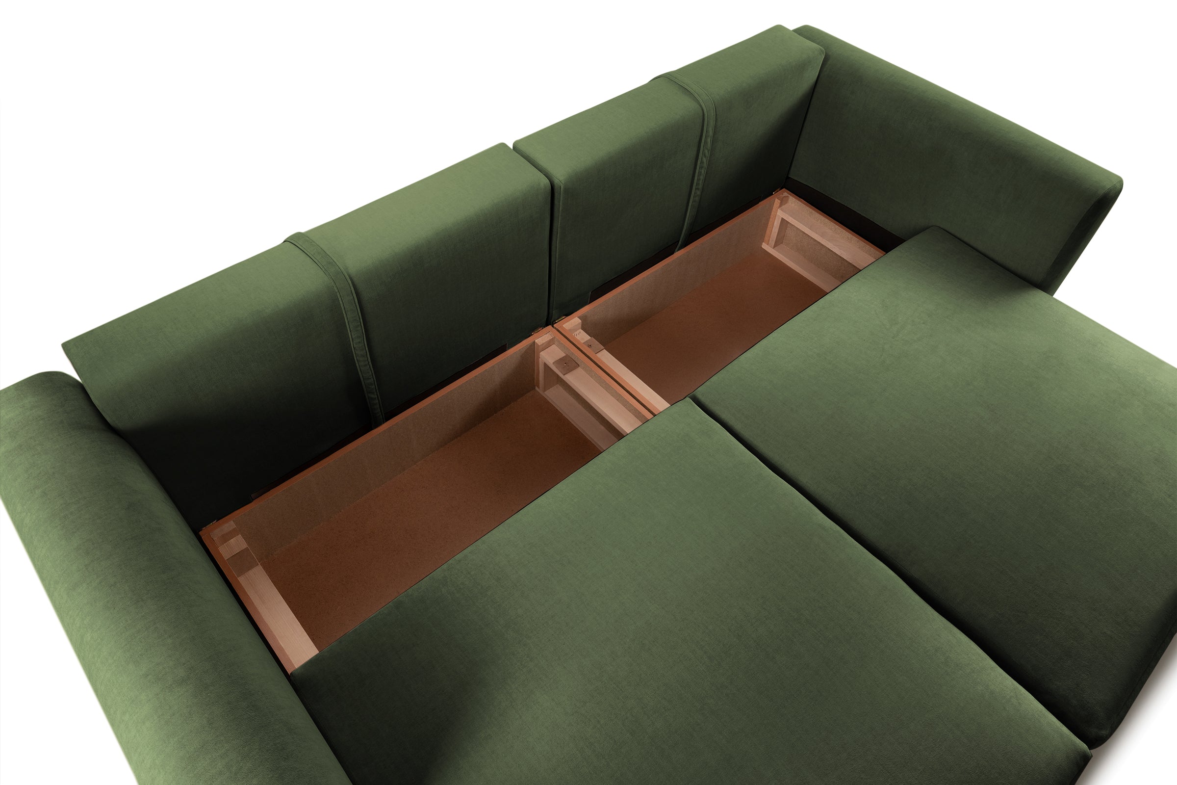 Canapea Extensibilă 3 locuri SAMBA, cu 2 lăzi depozitare, 242x127x90 cm Prestige Home