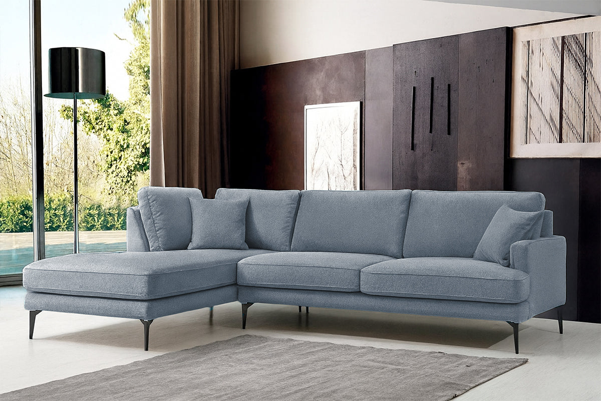Colțar Fix AZURRO, 280x90/180x85 cm Prestige Home