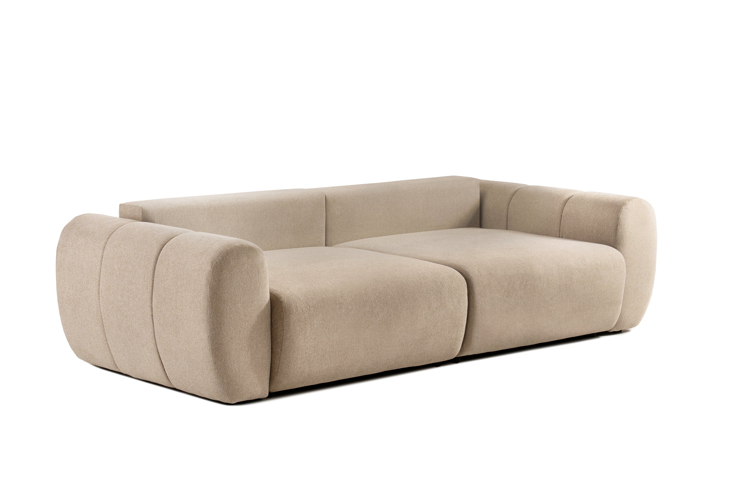 Canapea Extensibilă 3 locuri VERSA, cu 2 lăzi depozitare, 260x110x85 cm Prestige Home