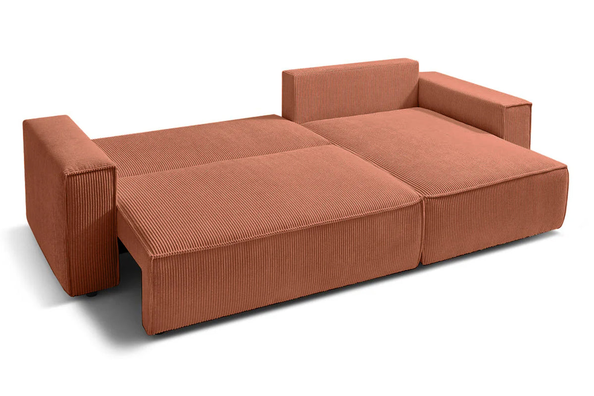 Colțar Extensibil CLOUD, cu ladă de depozitare, șezlong interschimbabil, 275x145x85 cm Prestige Home