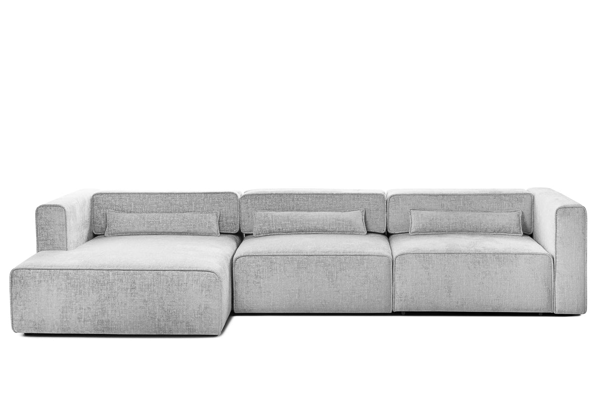 Colțar Extensibil 5 locuri ZANETTO, cu ladă de depozitare, 340x157x70 cm Prestige Home