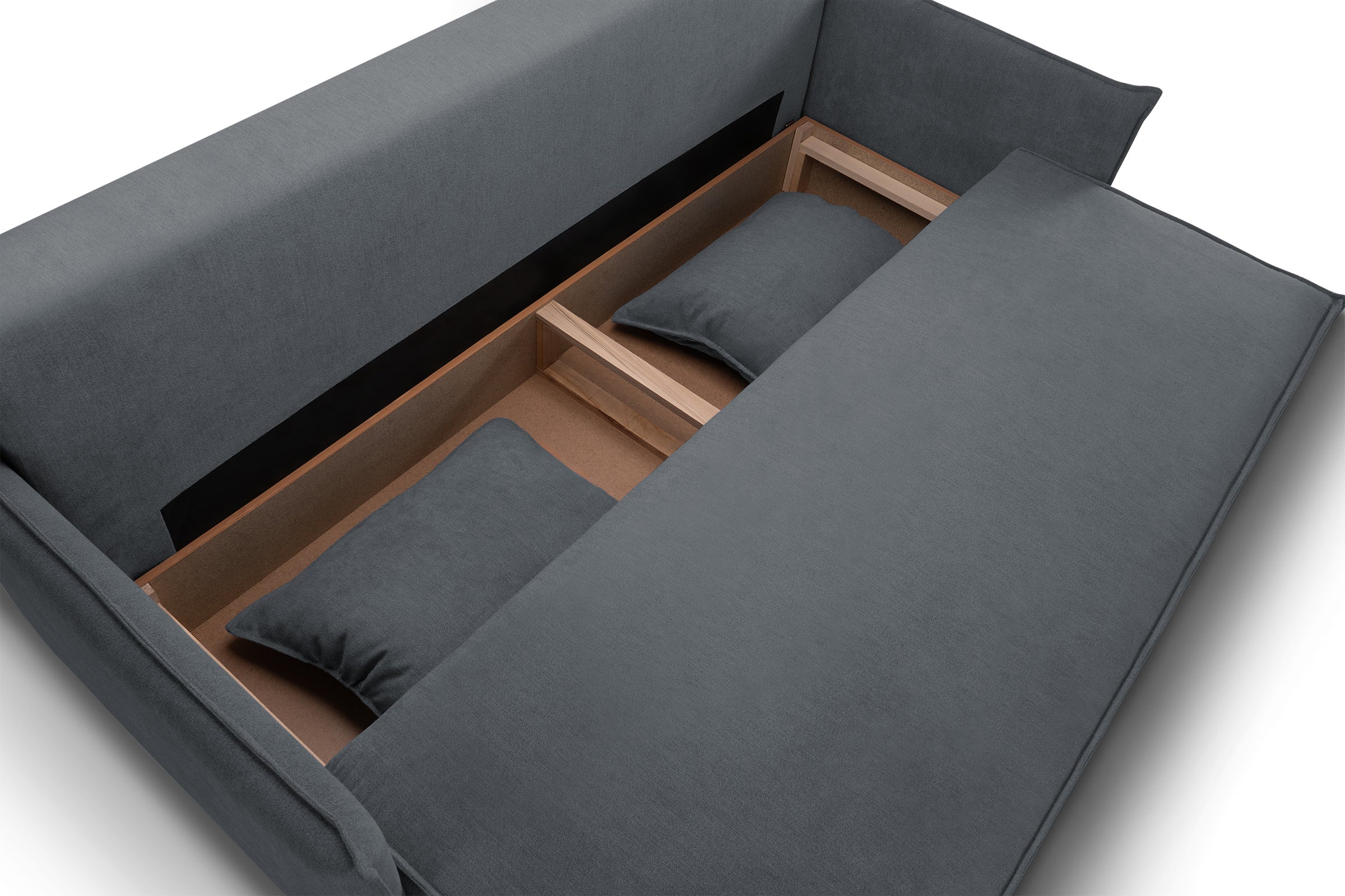 Canapea Extensibilă 3 locuri RIVA, cu ladă depozitare, 206x90x88 cm Prestige Home