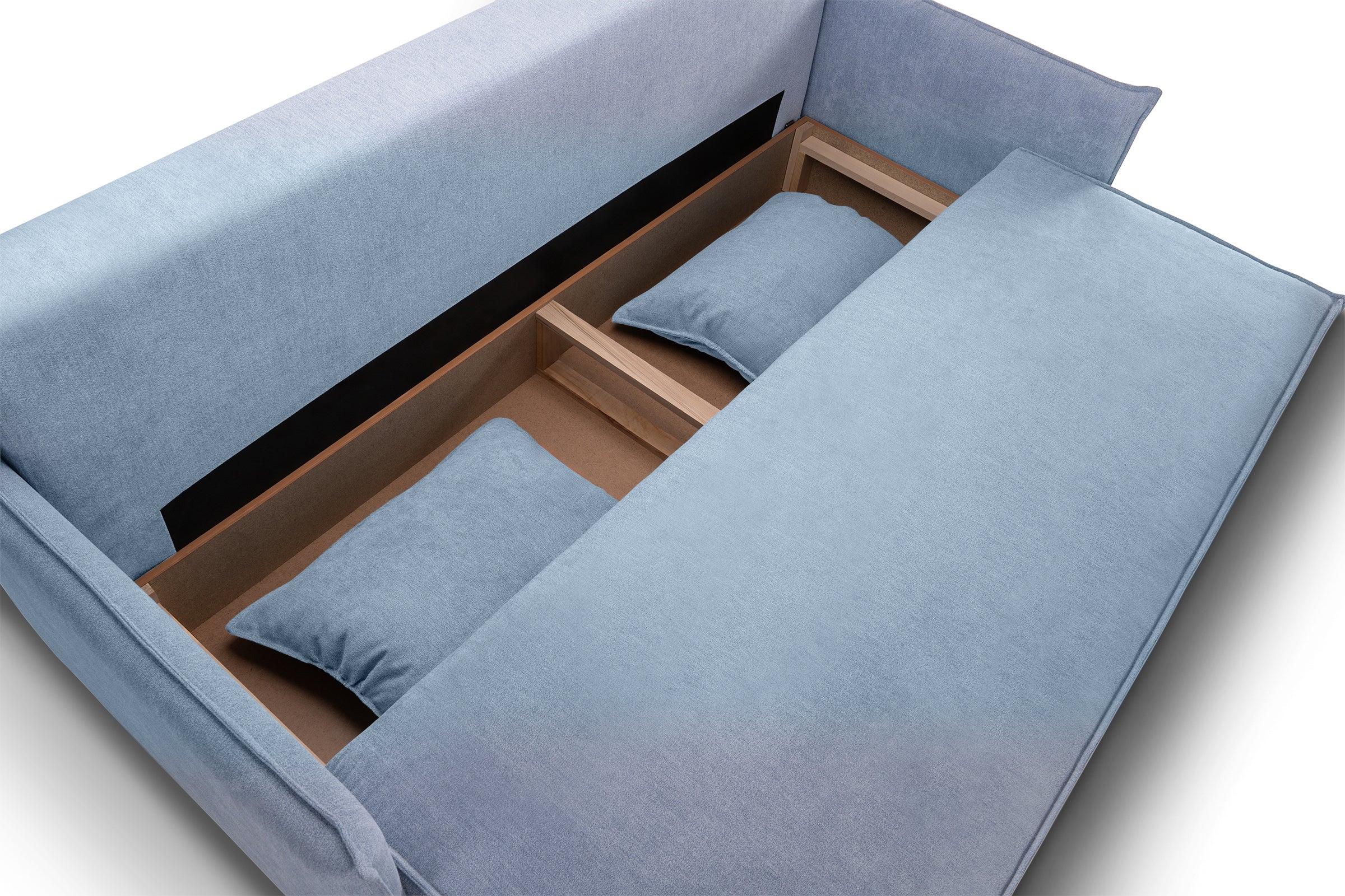 Canapea Extensibilă 3 locuri RIVA, cu ladă depozitare, 206x90x88 cm Prestige Home