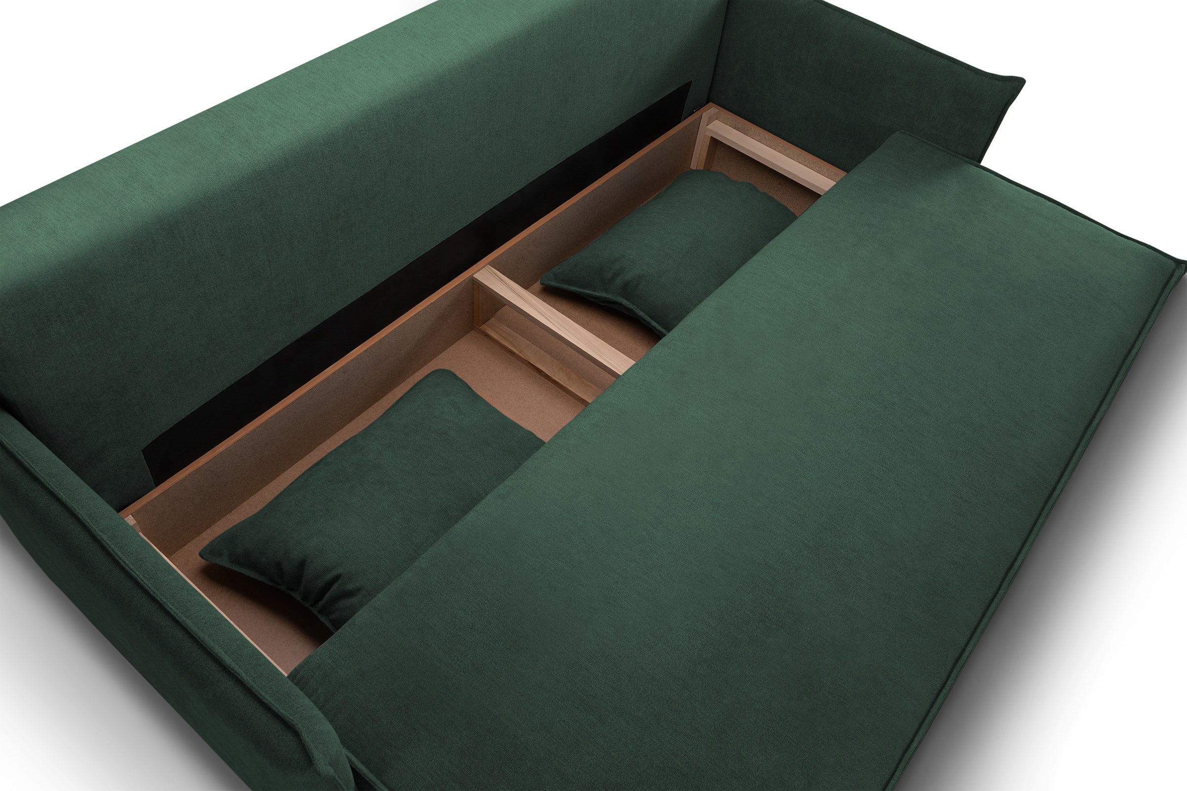 Canapea Extensibilă 3 locuri RIVA, cu ladă depozitare, 206x90x88 cm Prestige Home