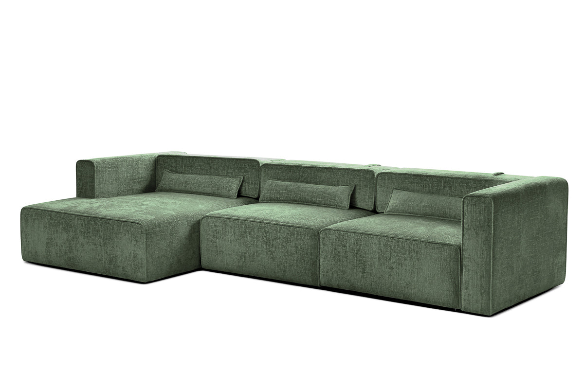 Colțar Extensibil 5 locuri ZANETTO, cu ladă de depozitare, 340x157x70 cm Prestige Home