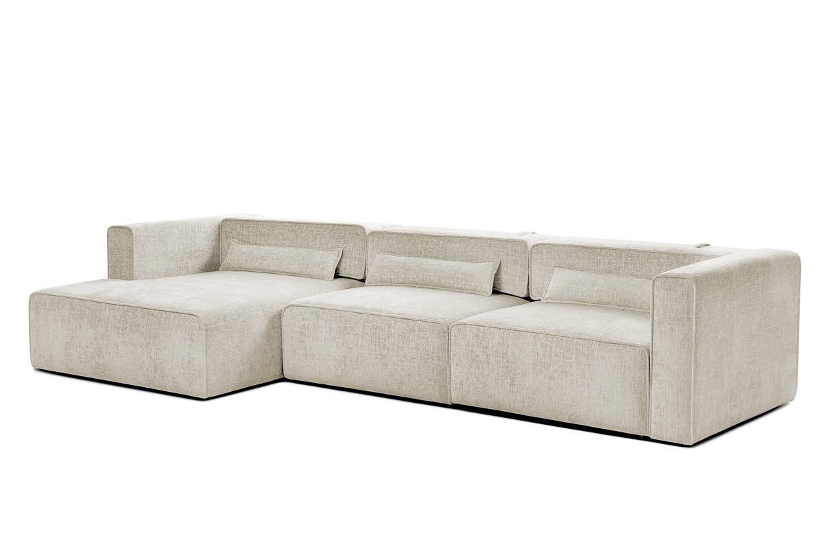 Colțar Extensibil 5 locuri ZANETTO, cu ladă de depozitare, 340x157x70 cm Prestige Home