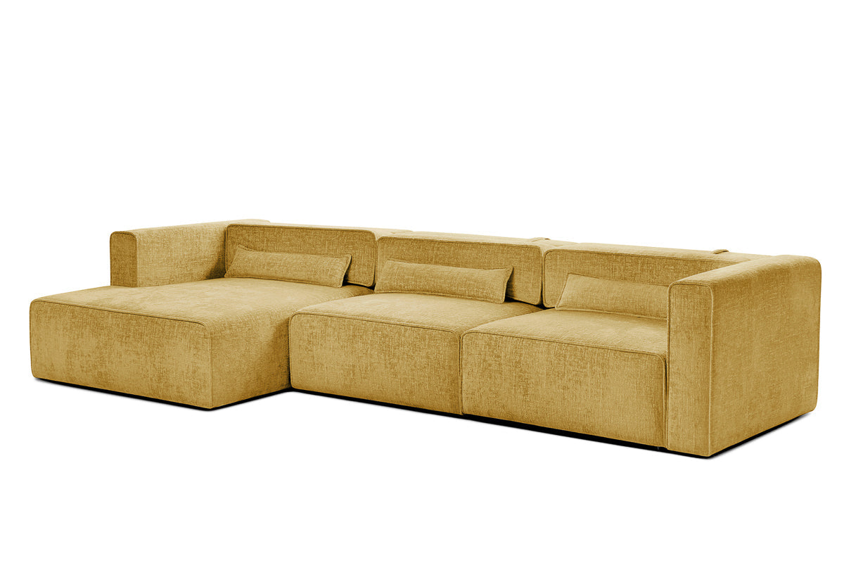 Colțar Extensibil 5 locuri ZANETTO, cu ladă de depozitare, 340x157x70 cm Prestige Home