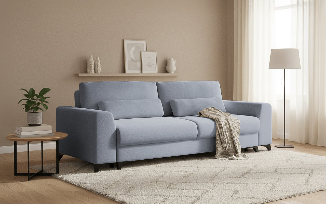 Canapea Extensibilă 3 locuri TIVOLI, cu ladă depozitare, 240x105x95 cm Prestige Home
