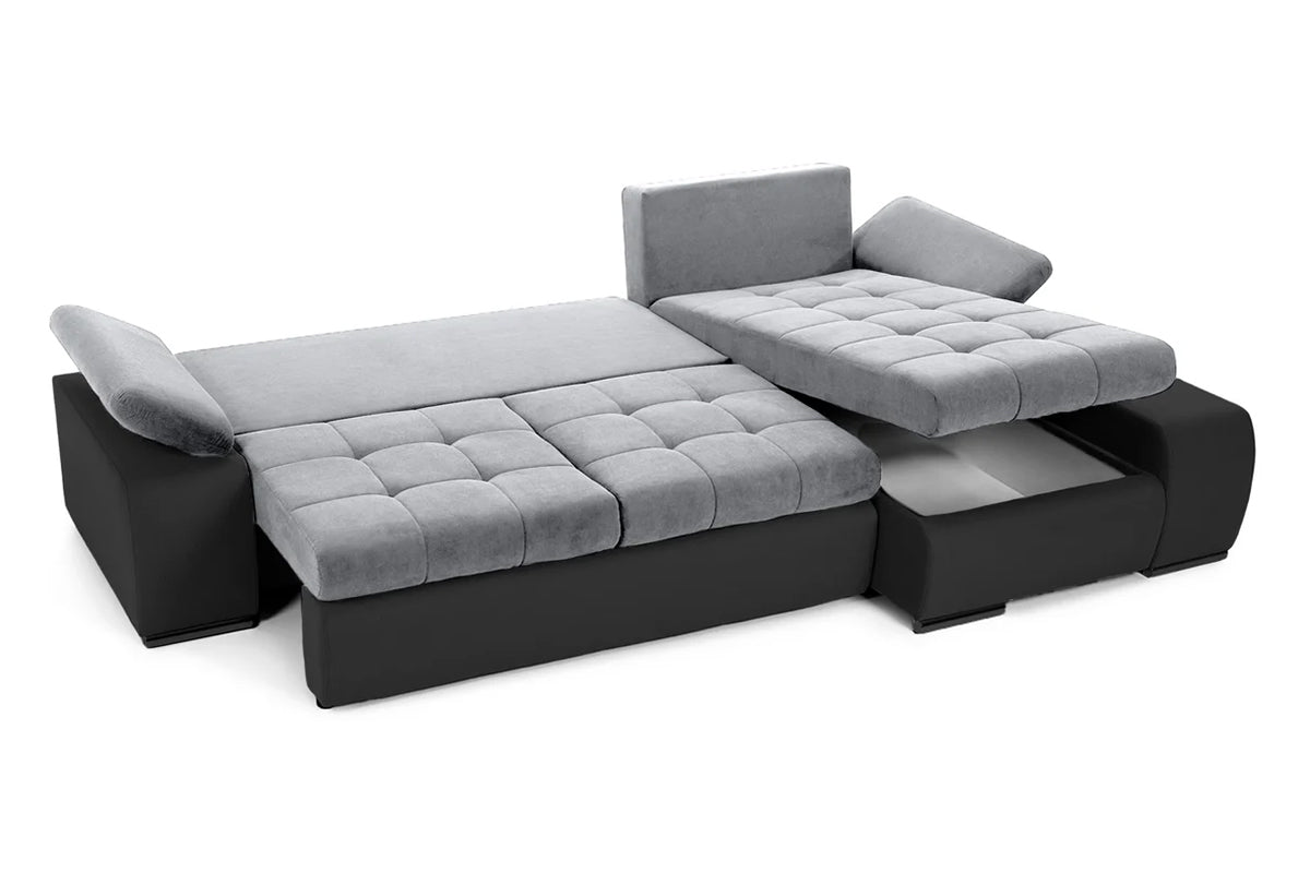 Colțar Extensibil VENETIA, cu ladă de depozitare, variante stânga/dreapta 290x170x80 cm Prestige Home