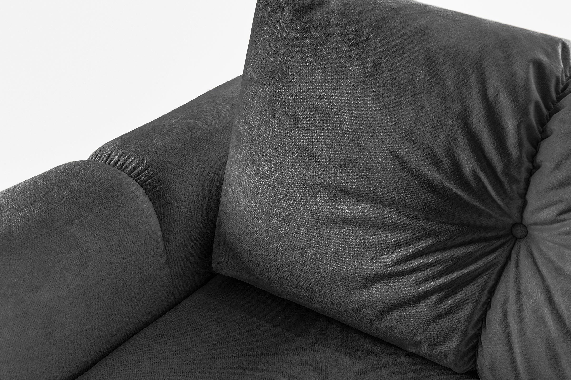 Canapea Extensibilă 3 locuri GEORGIA, cu 2 lăzi depozitare, 248x110x90 cm Prestige Home
