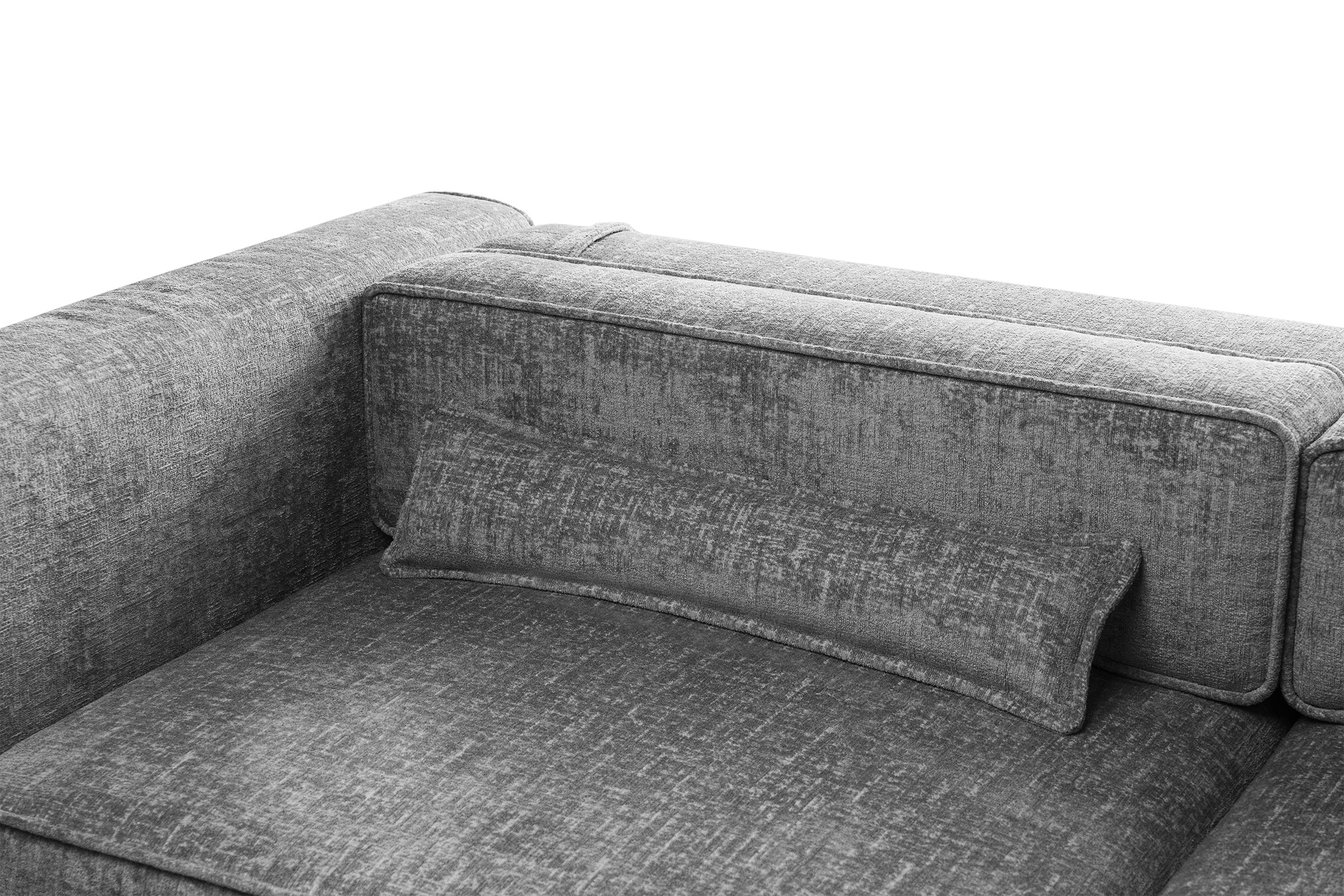 Colțar Extensibil 5 locuri ZANETTO, cu ladă de depozitare, 340x157x70 cm Prestige Home