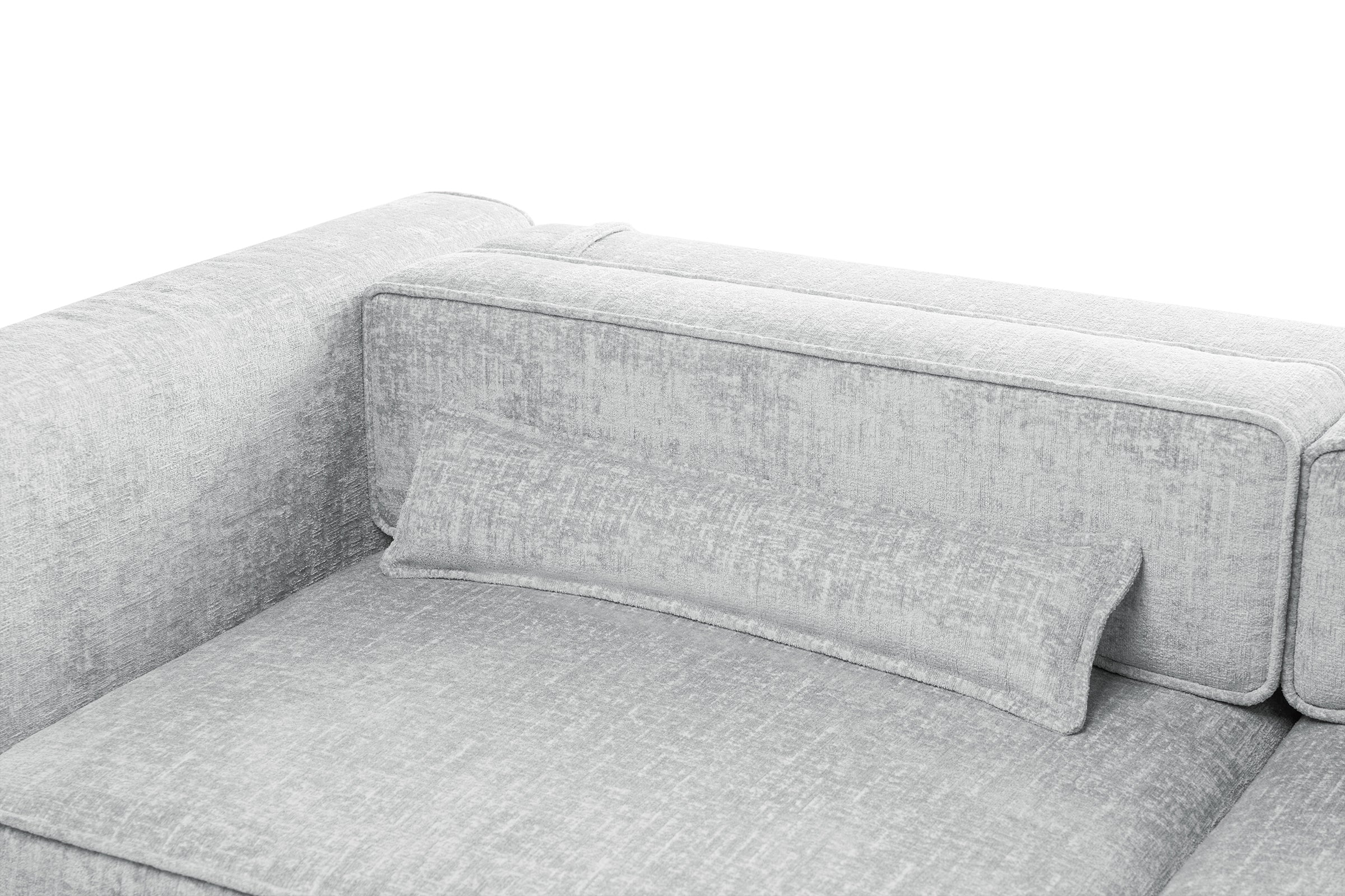 Colțar Extensibil 5 locuri ZANETTO, cu ladă de depozitare, 340x157x70 cm Prestige Home