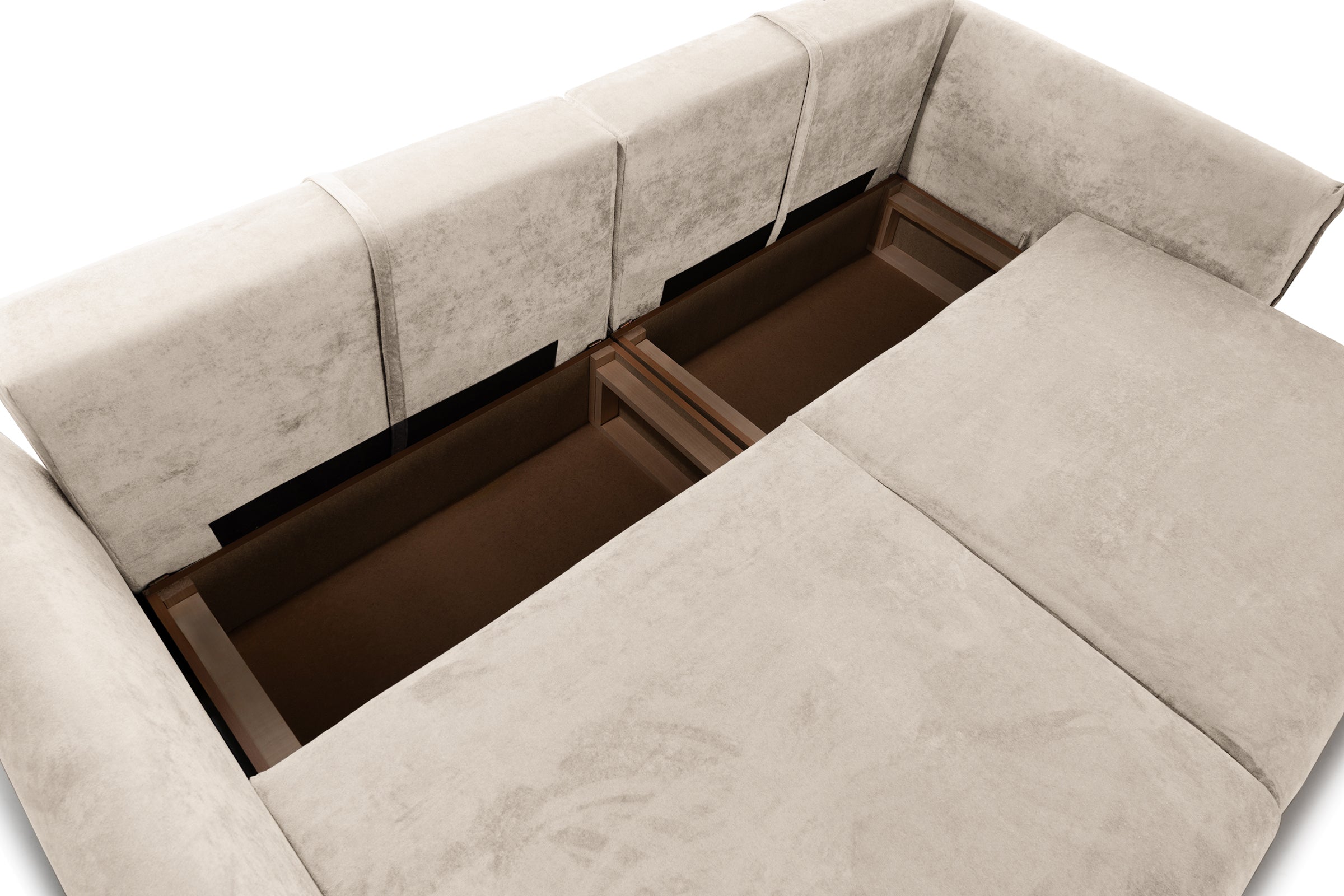 Canapea Extensibilă 3 locuri OSAKA, cu ladă depozitare, 238x110x90 cm Prestige Home