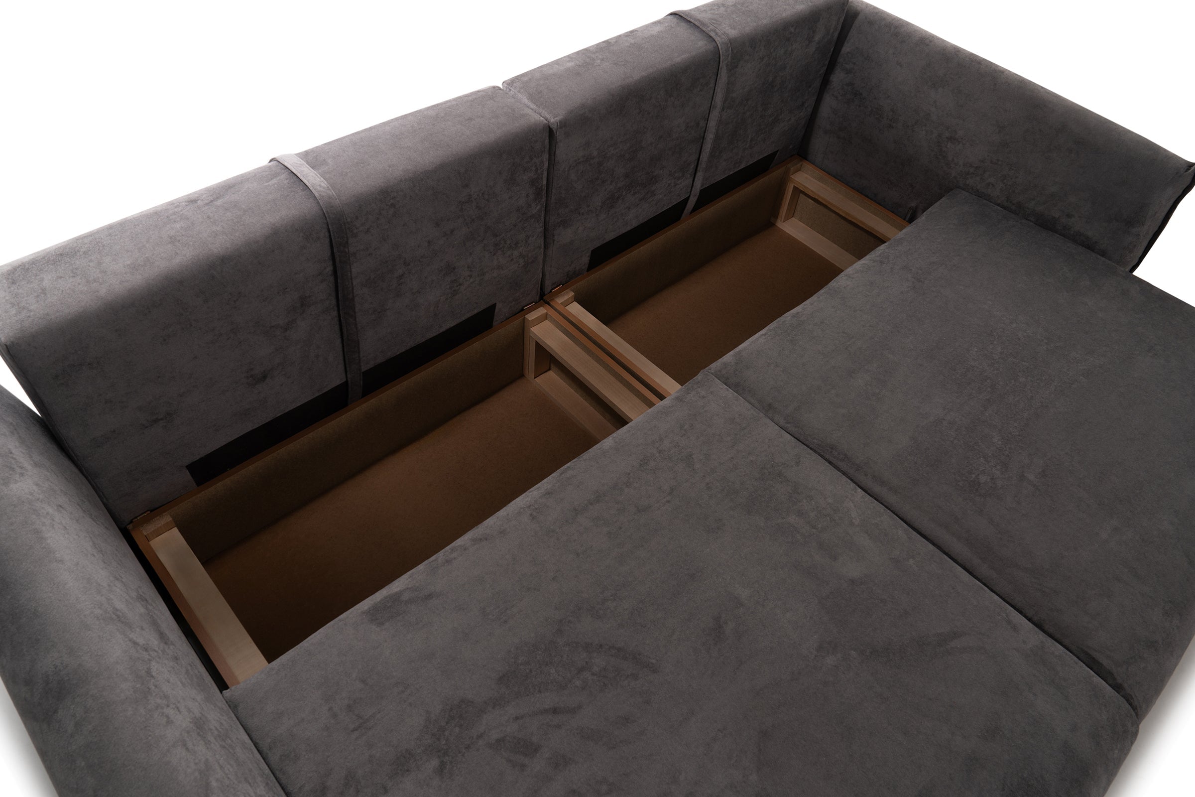 Canapea Extensibilă 3 locuri OSAKA, cu ladă depozitare, 238x110x90 cm Prestige Home