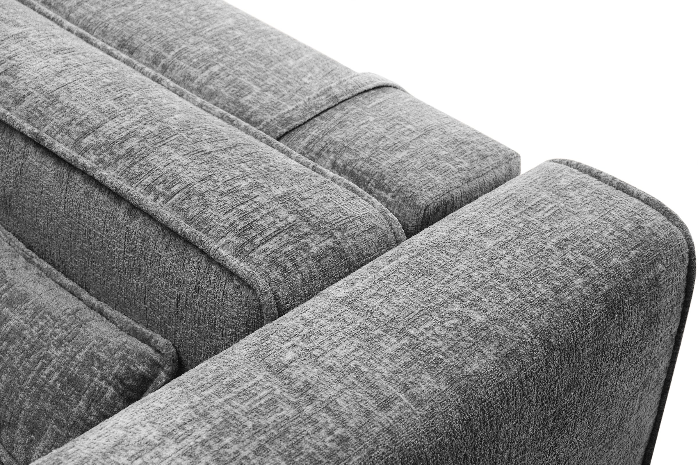 Colțar Extensibil 5 locuri ZANETTO, cu ladă de depozitare, 340x157x70 cm Prestige Home