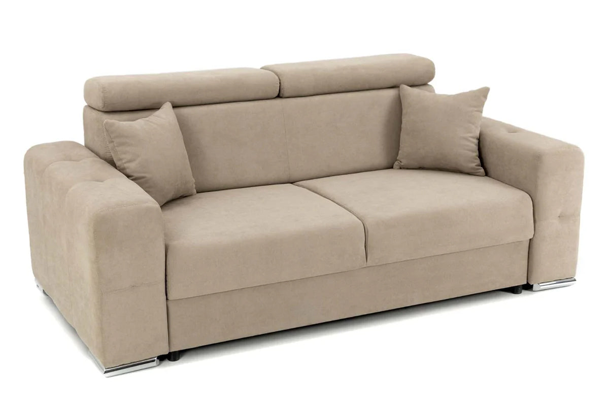 Canapea Fixă 2 locuri BELLAGIO, cu tetiere reglabile, 205x100x100 cm Prestige Home