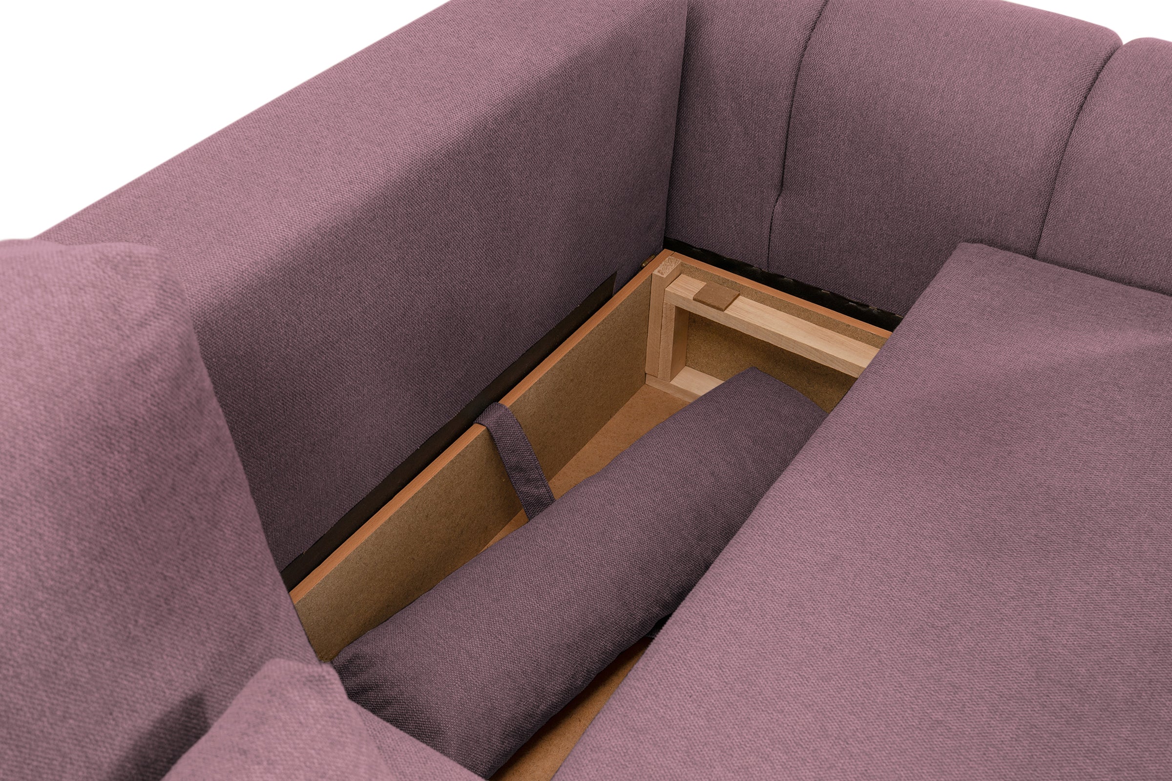 Canapea Extensibilă 3 locuri VERSA, cu 2 lăzi depozitare, 260x110x85 cm Prestige Home