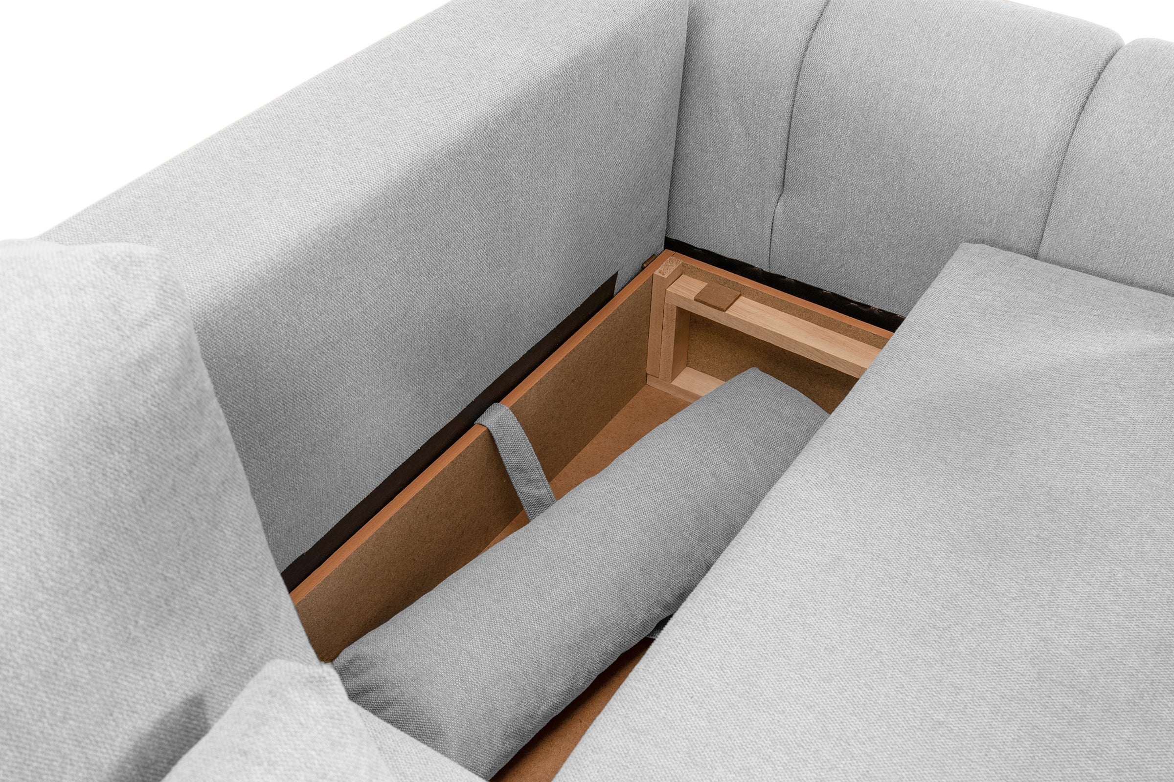 Canapea Extensibilă 3 locuri VERSA, cu 2 lăzi depozitare, 260x110x85 cm Prestige Home
