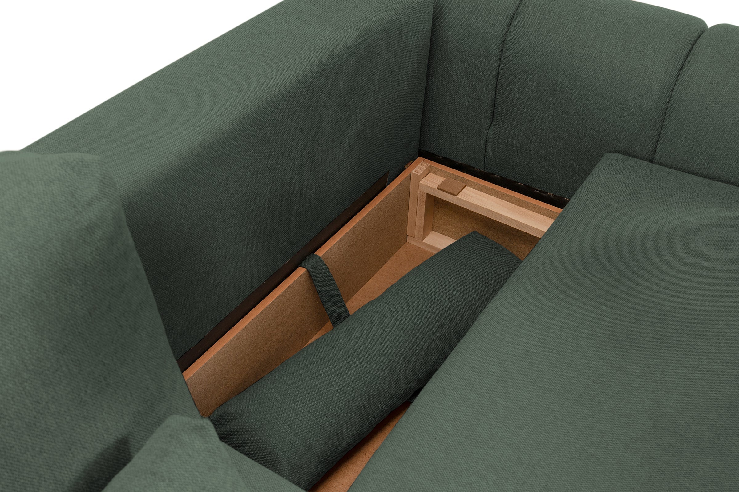 Canapea Extensibilă 3 locuri VERSA, cu 2 lăzi depozitare, 260x110x85 cm Prestige Home