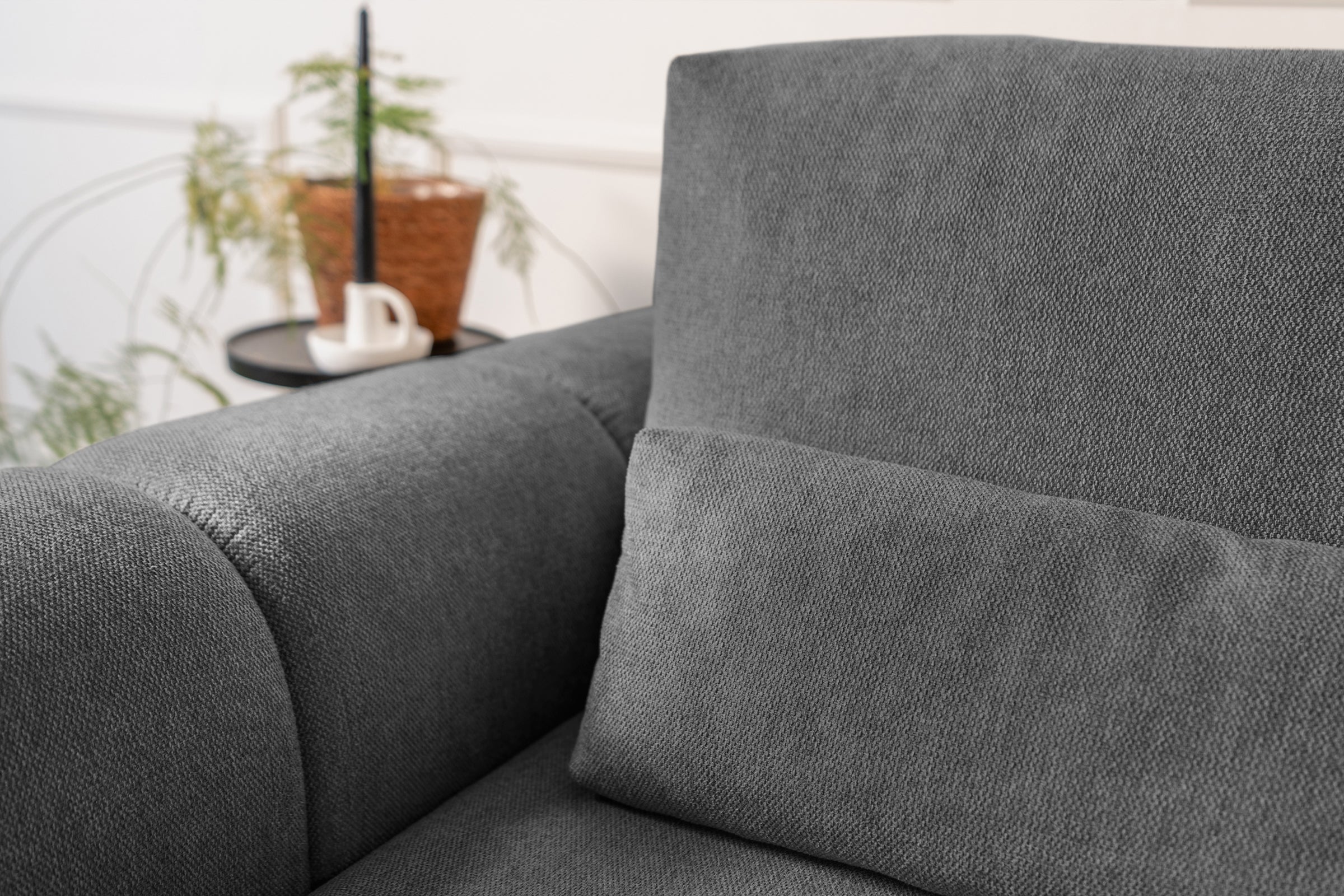 Canapea Extensibilă 3 locuri VERSA, cu 2 lăzi depozitare, 260x110x85 cm Prestige Home