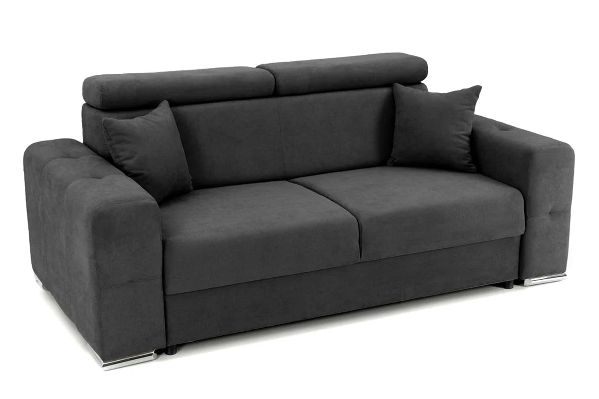 Canapea Fixă 2 locuri BELLAGIO, cu tetiere reglabile, 205x100x100 cm Prestige Home