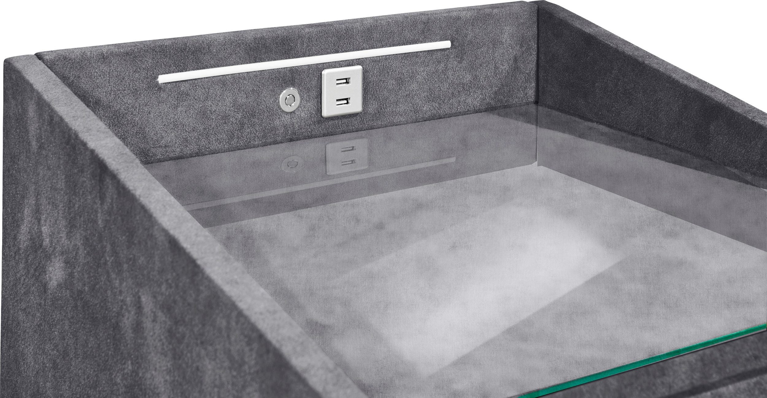 Noptieră tapițată Moon Arboteca