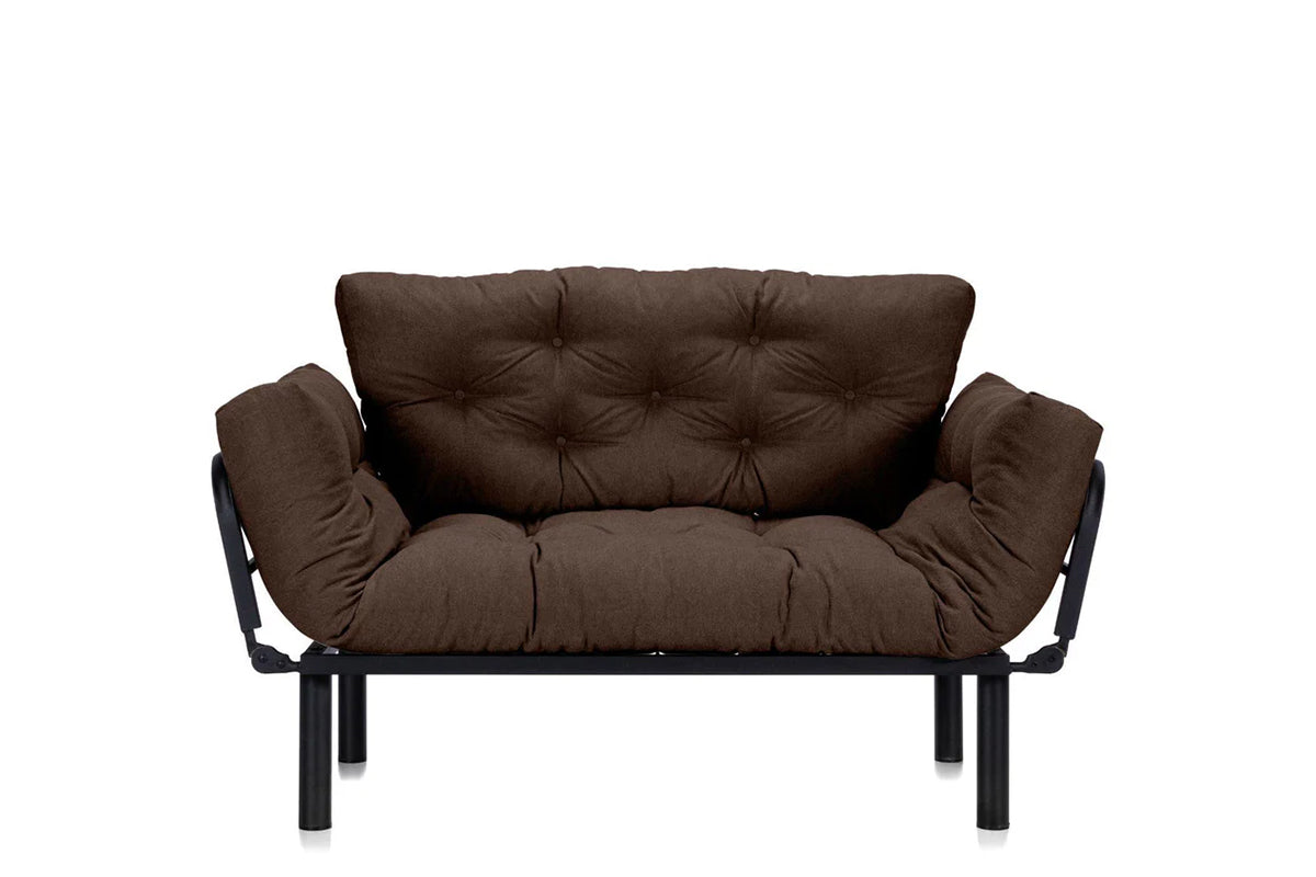 Canapea Extensibilă 2 locuri SUNNY, pentru terasă, 155x70x85 cm Maro-Enjoy Prestige Home