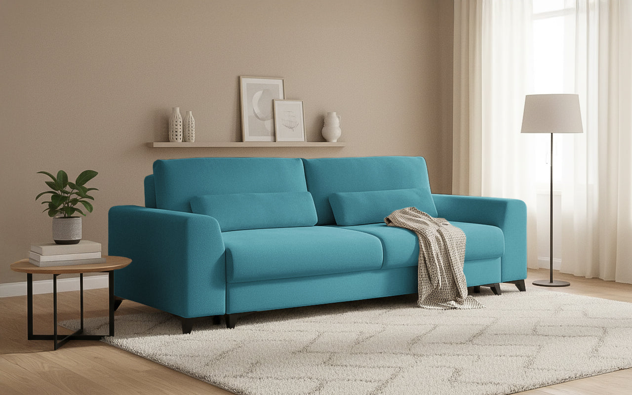 Canapea Extensibilă 3 locuri TIVOLI, cu ladă depozitare, 240x105x95 cm Prestige Home