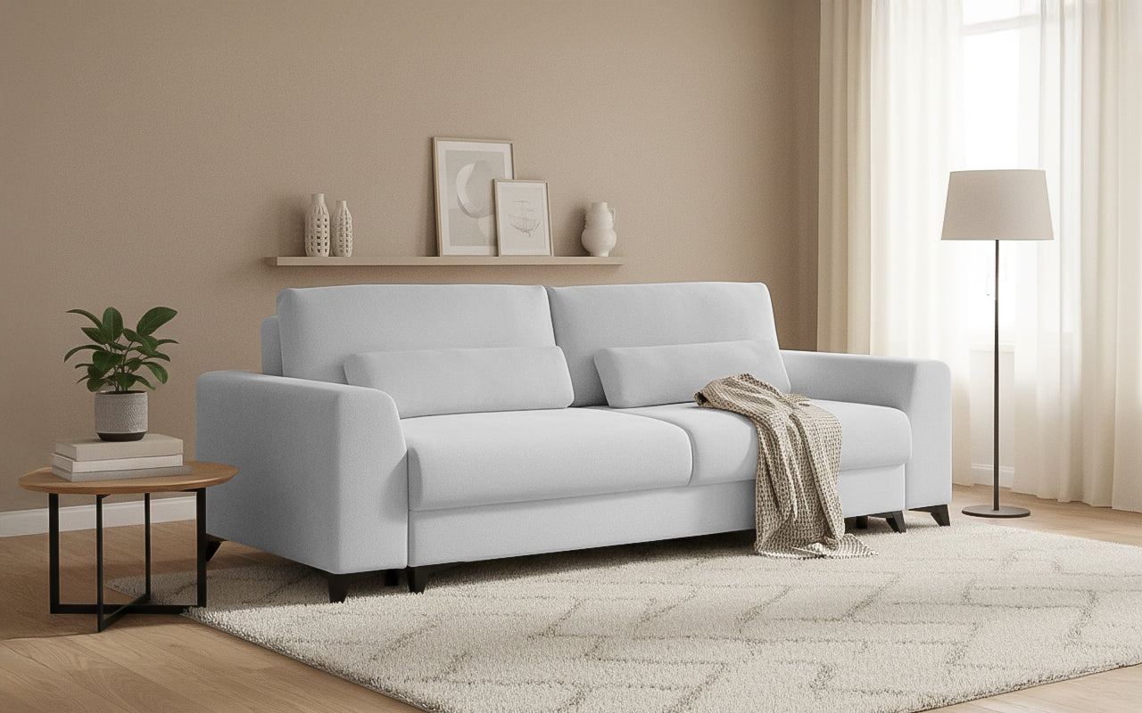 Canapea Extensibilă 3 locuri TIVOLI, cu ladă depozitare, 240x105x95 cm Prestige Home