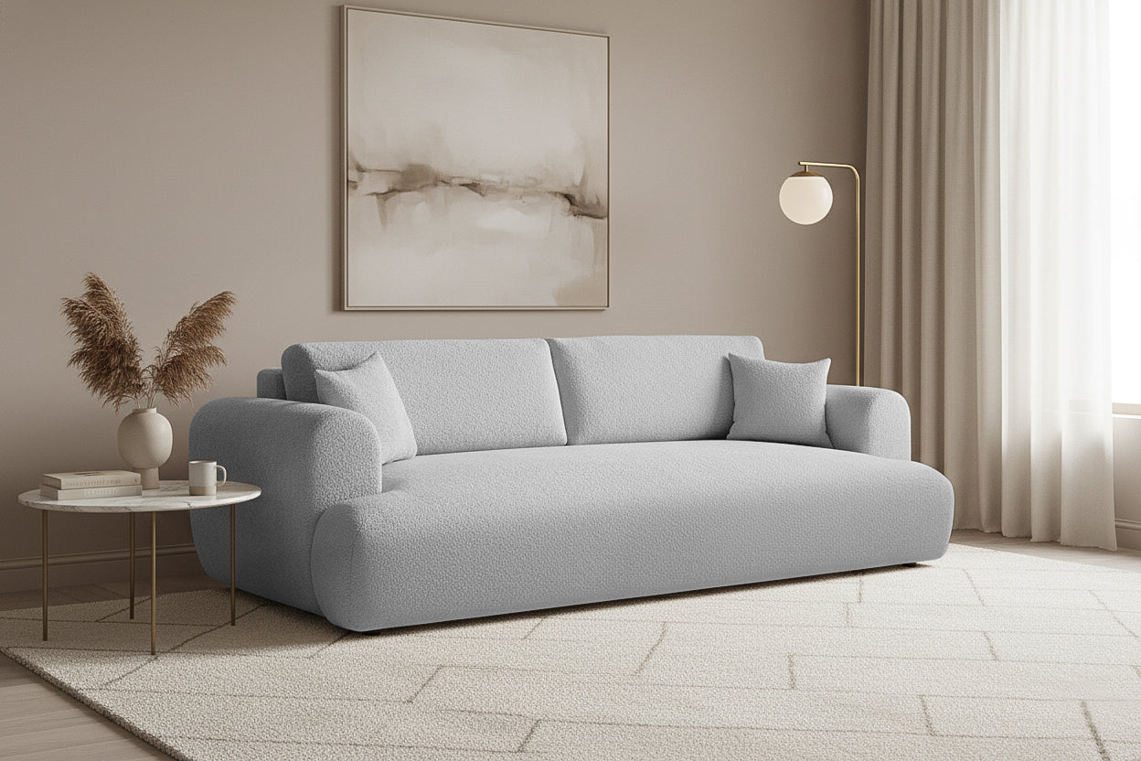 Canapea Extensibilă 3 locuri NOA, cu ladă depozitare, 244x108x80 cm Prestige Home