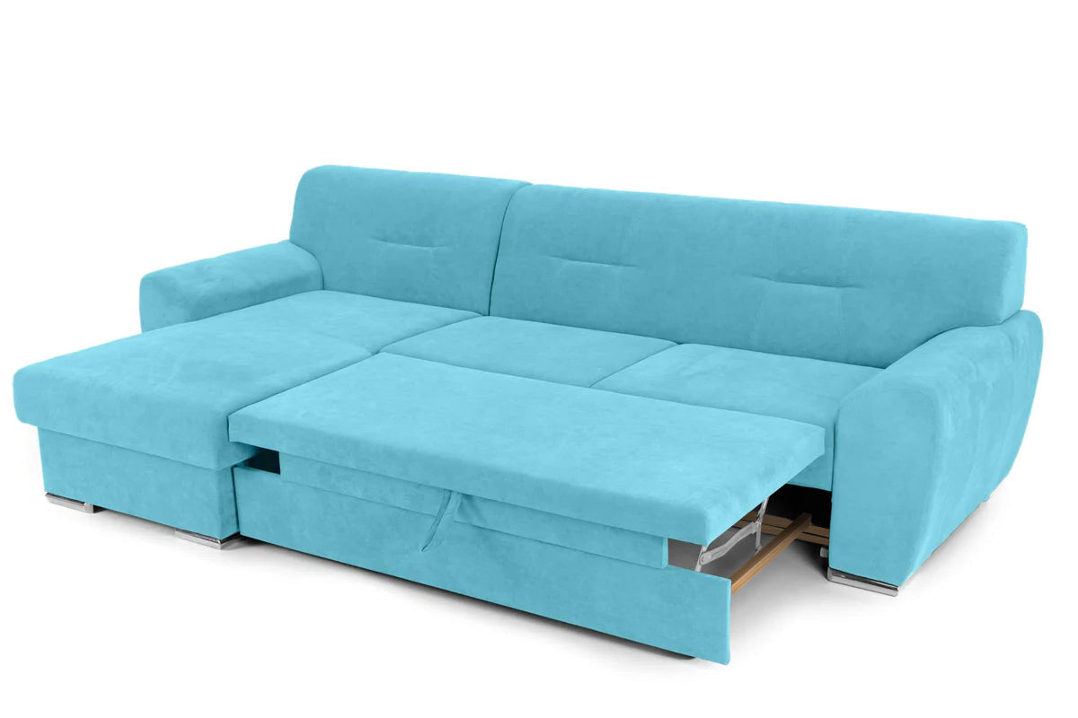 Colțar Extensibil ASTORIA, cu ladă de depozitare, variante stânga/dreapta 281x168x85 cm Prestige Home