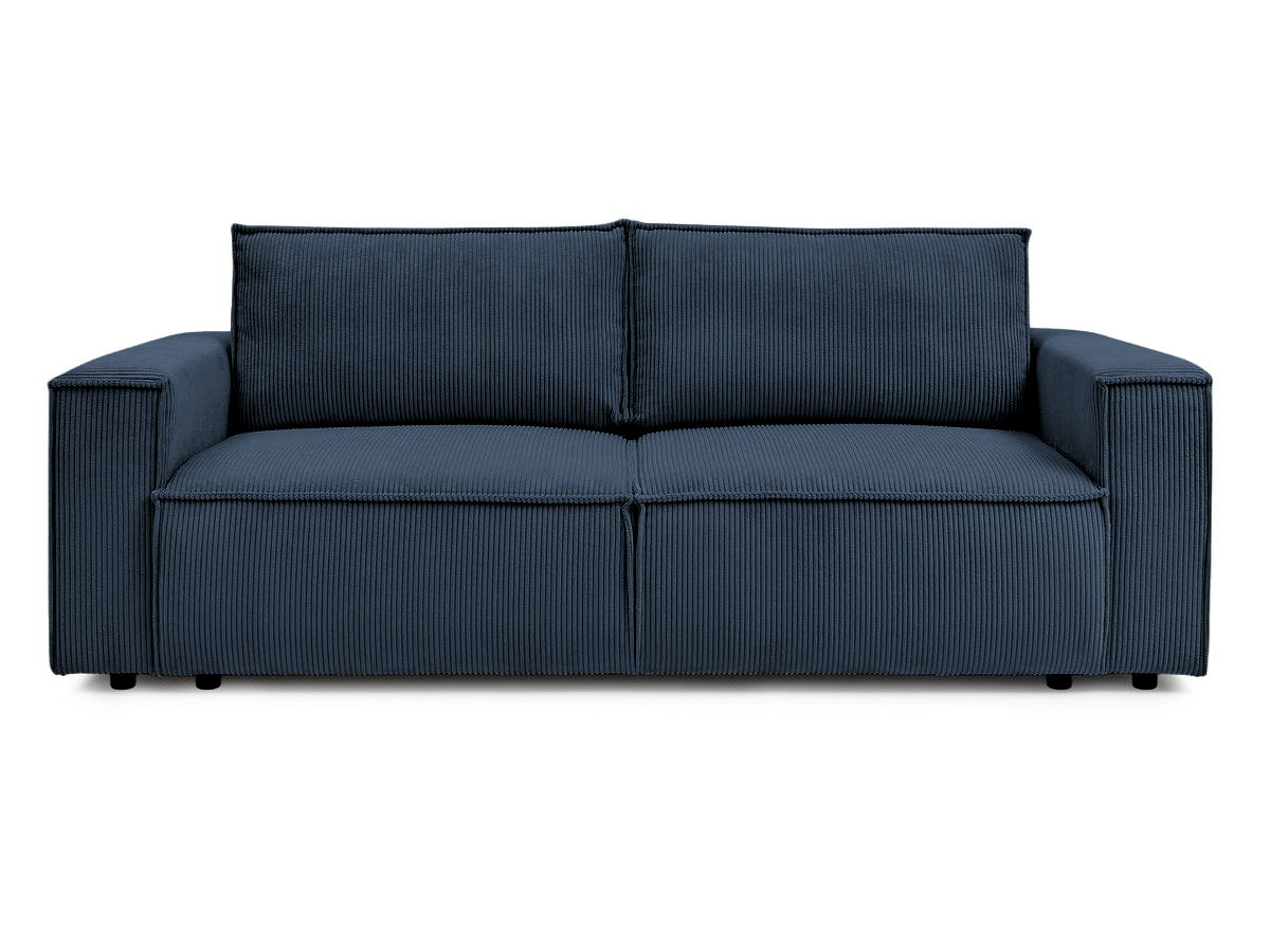 Canapea Extensibilă 3 locuri CLOUD, cu ladă de depozitare, 240x87x85 cm Albastru-Zoom Prestige Home