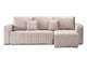 Colțar Extensibil DIEGO, cu lada depozitare, sezlong interschimbabil, 230x190x93cm, Prestigehome.ro, #color_Bej-Whisper