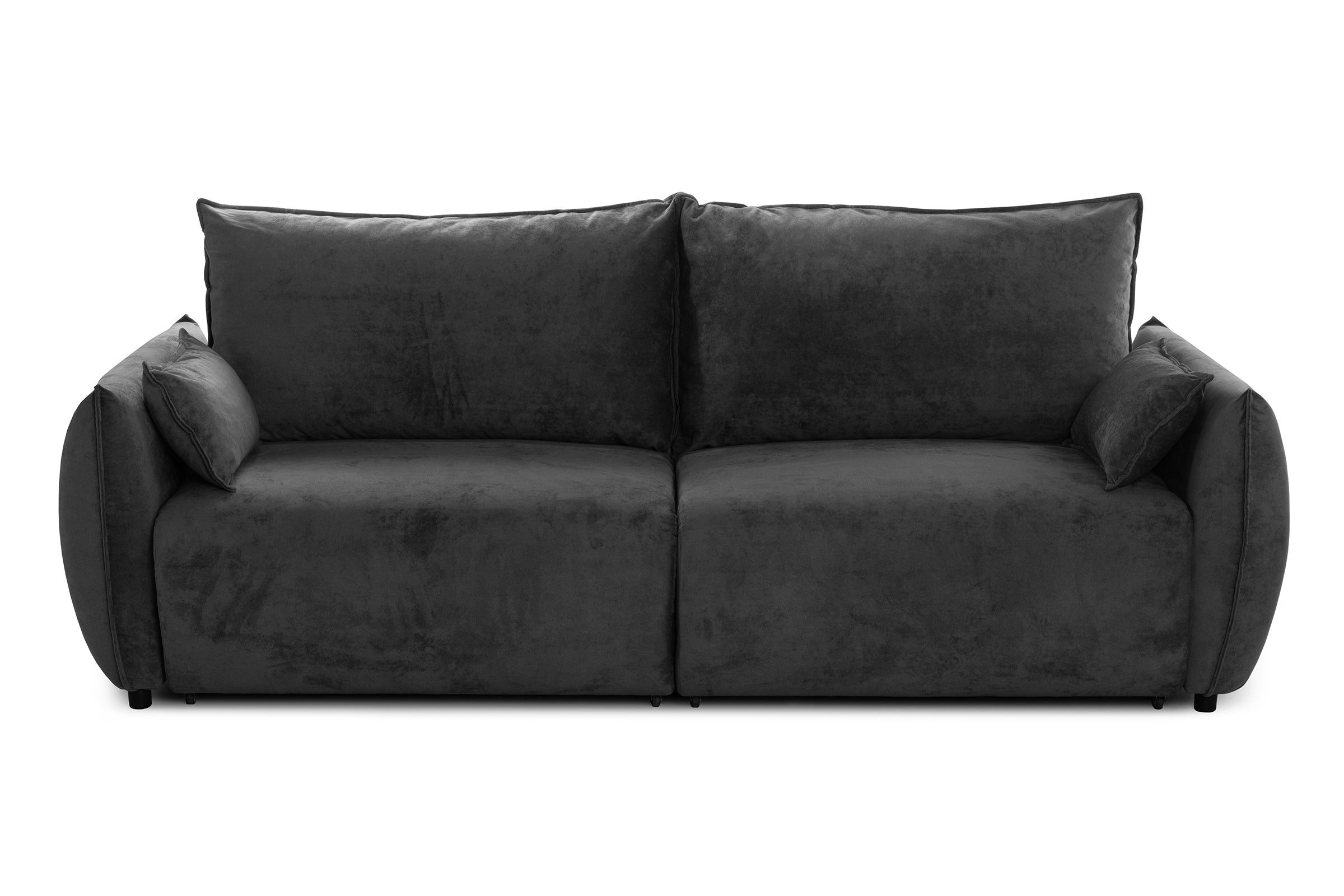 Canapea Extensibilă 3 locuri OSAKA, cu ladă depozitare, 238x110x90 cm Gri-Inchis-Havana Prestige Home