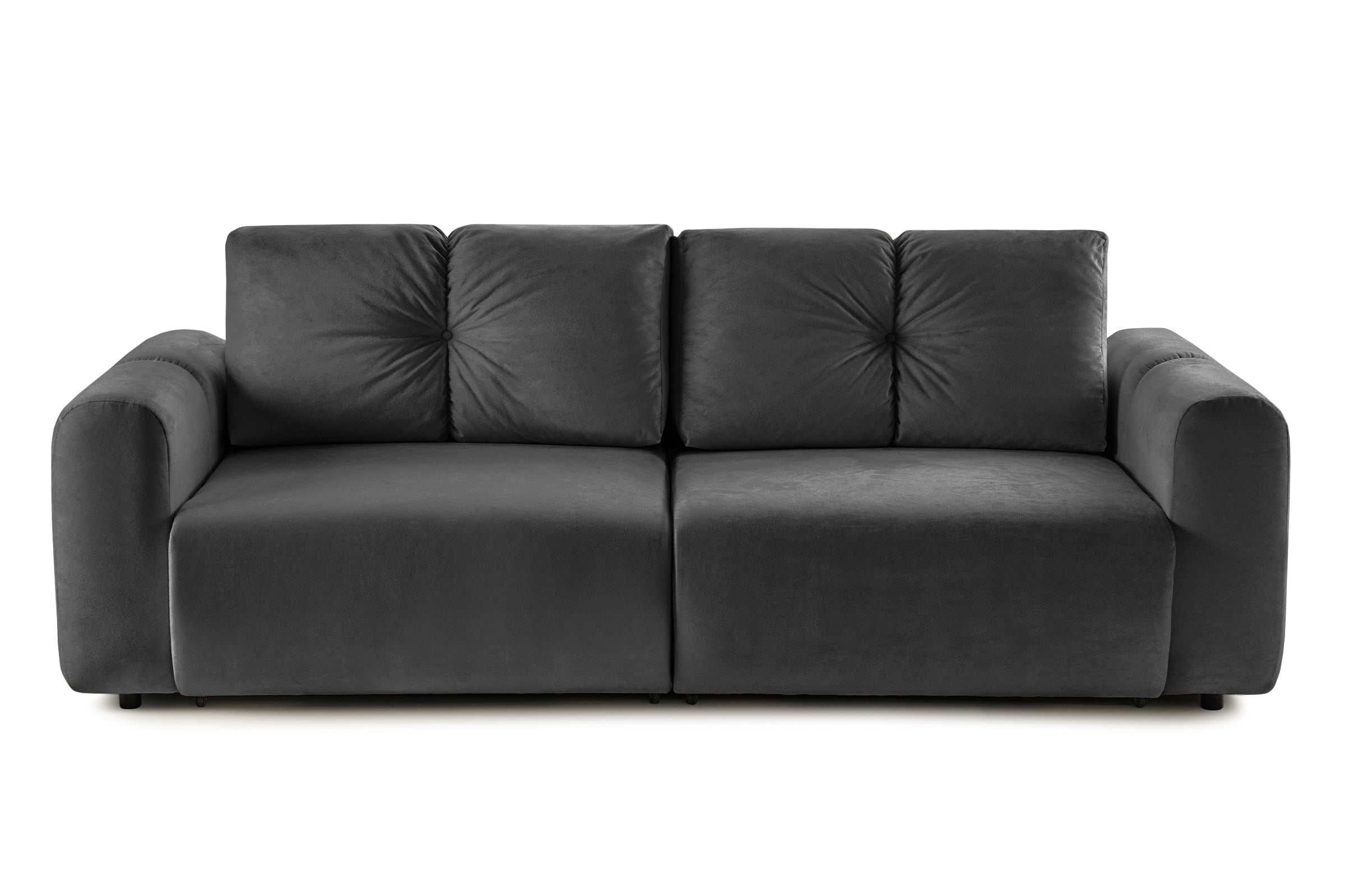 Canapea Extensibilă 3 locuri GEORGIA, cu 2 lăzi depozitare, 248x110x90 cm Gri-Inchis-Havana Prestige Home