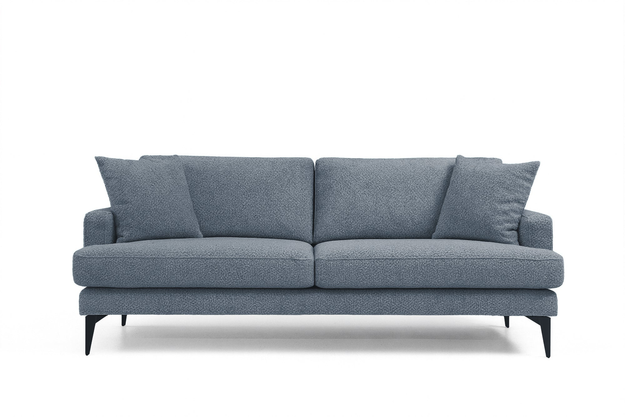 Canapea Fixă AZURRO, 3 locuri, 205x90x85 cm Albastru-Mystery Prestige Home
