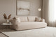 Canapea Extensibilă 3 locuri NOA, cu ladă depozitare, 244x108x80 cm Crem-Anthology Prestige Home