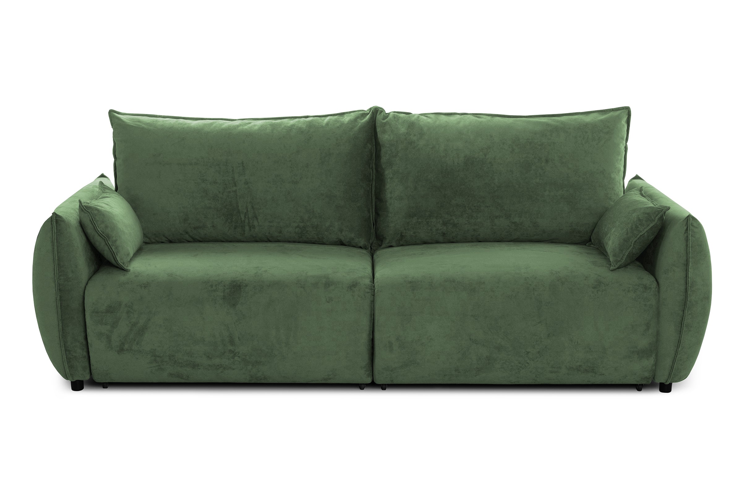 Canapea Extensibilă 3 locuri OSAKA, cu ladă depozitare, 238x110x90 cm Verde-Havana Prestige Home