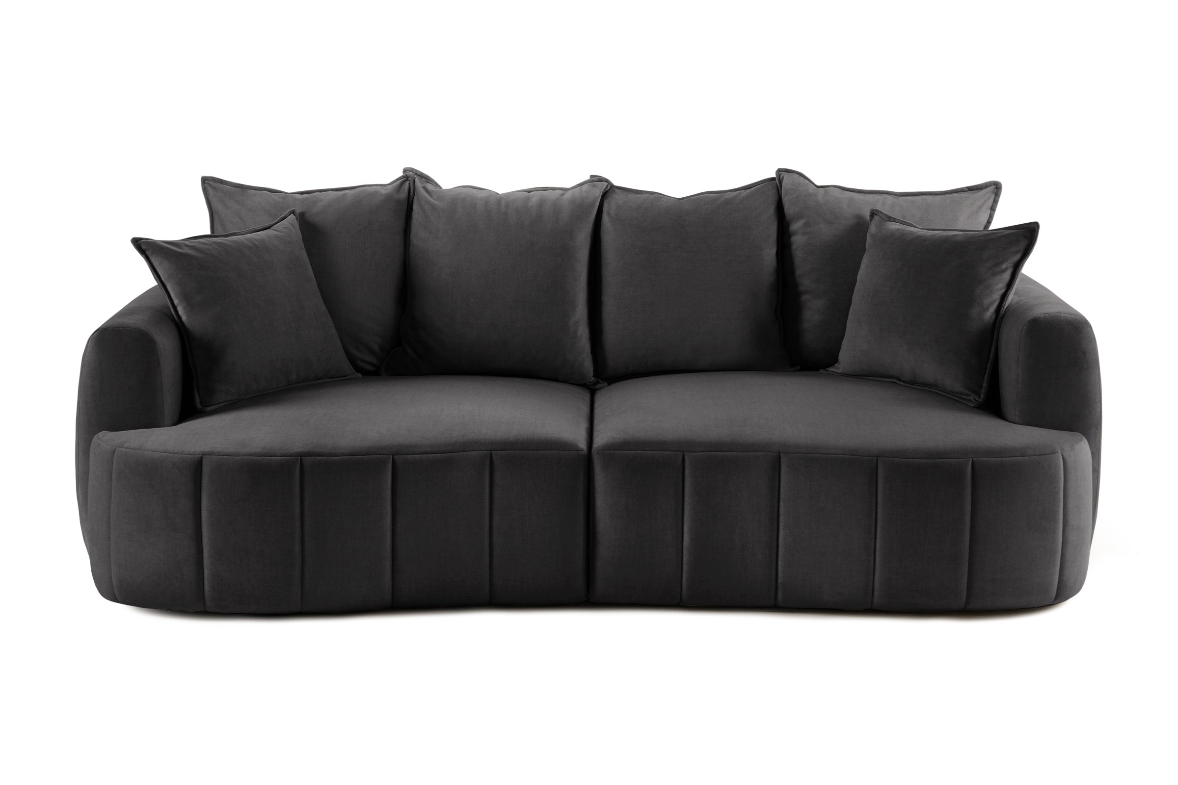 Canapea Extensibilă 3 locuri SAMBA, cu 2 lăzi depozitare, 242x127x90 cm Gri-Vogue Prestige Home