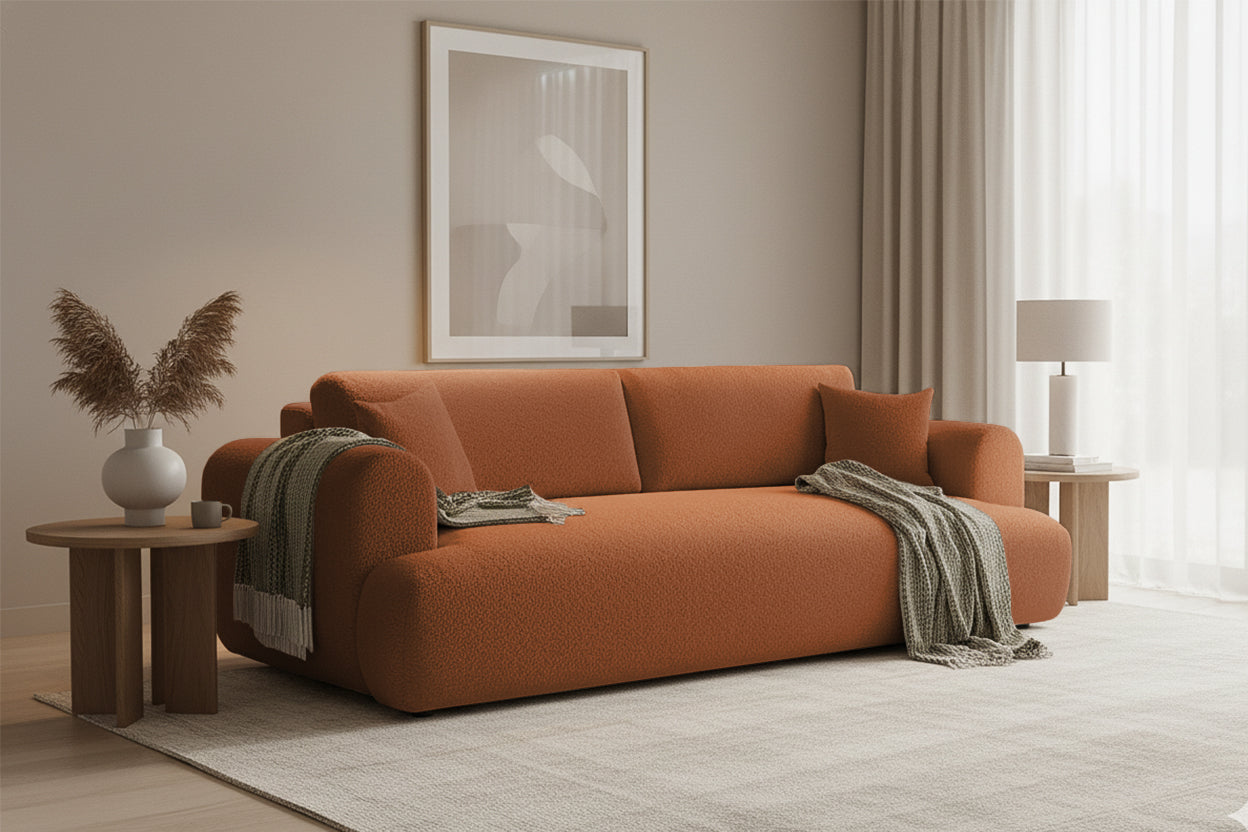 Canapea Extensibilă 3 locuri NOA, cu ladă depozitare, 244x108x80 cm Prestige Home