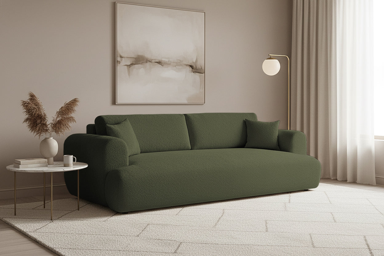 Canapea Extensibilă 3 locuri NOA, cu ladă depozitare, 244x108x80 cm Prestige Home
