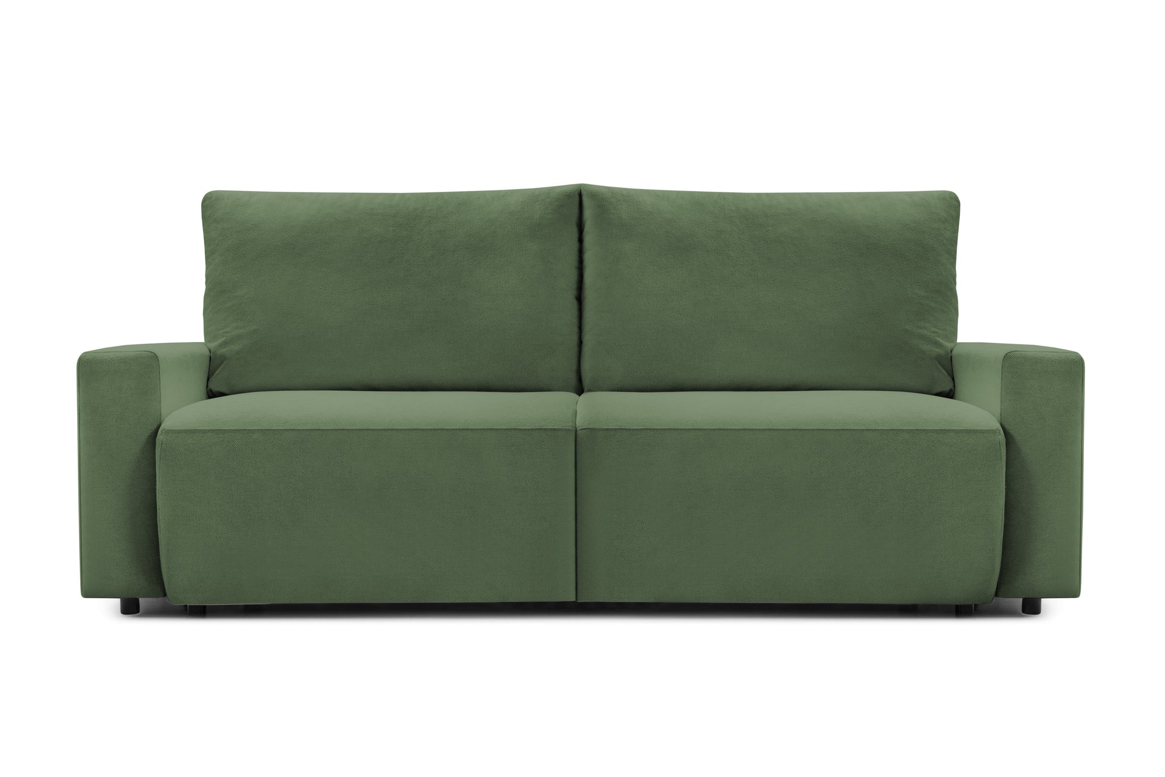 Canapea Extensibilă 3 locuri KENZO, cu ladă depozitare, 235x100x93 cm Verde-Memphis Prestige Home