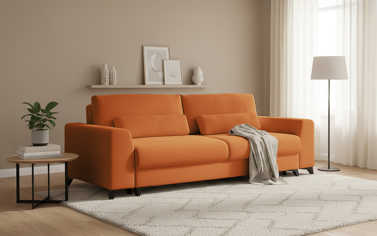 Canapea Extensibilă 3 locuri TIVOLI, cu ladă depozitare, 240x105x95 cm Prestige Home