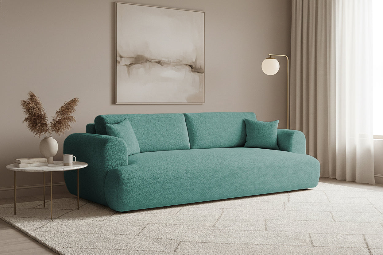 Canapea Extensibilă 3 locuri NOA, cu ladă depozitare, 244x108x80 cm Prestige Home
