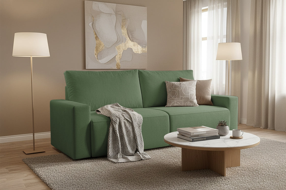 Canapea Extensibilă 3 locuri KENZO, cu ladă depozitare, 235x100x93 cm Prestige Home