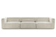 Canapea Extensibilă 5 locuri ZANETTO, cu 3 lăzi depozitare, 340x103x70 cm
